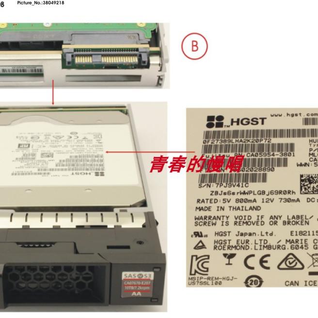 联名 富士通 CA07670-E207 CA05954-3801 10T 10TB SAS S3 硬盘
