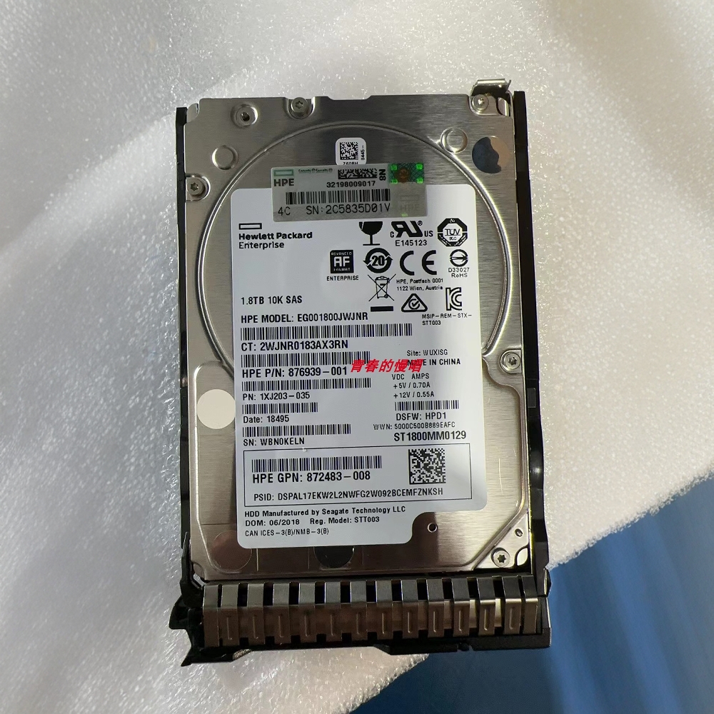 872738 EG001800JWJNR 876939-001 872483-008 ST1800MM0129 1.8T