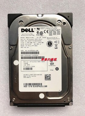 原装DELL 0XK111 MBA3147RC 146G 15K 3.5寸 SCSI SAS 服务器硬盘
