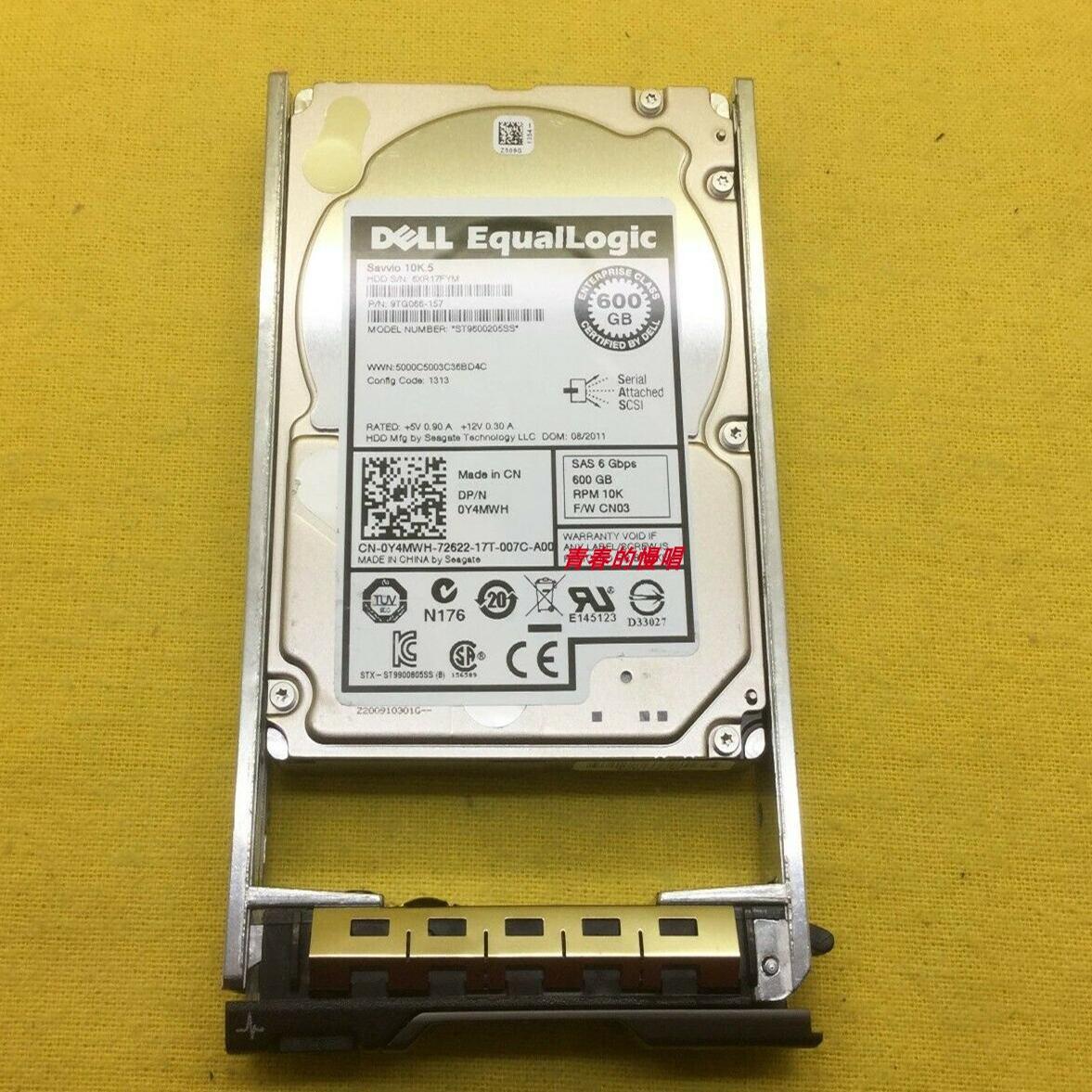 DELL ST9600205SS 0Y4MWH 9TG066-157 600G 10K SAS EQ 存储硬盘