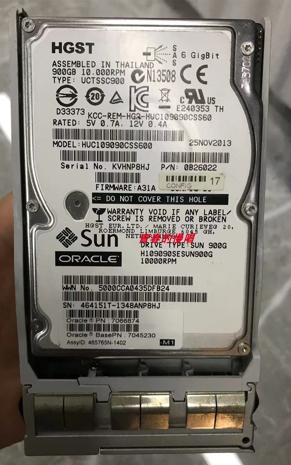 SUN Oracle 7066874 7045230 H109090SESSUN900G 900G SAS硬盘