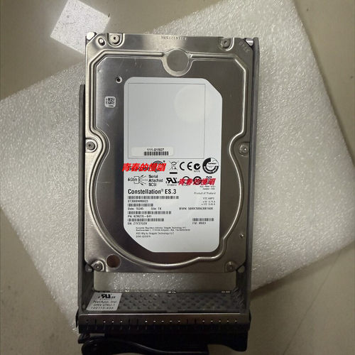 NETAPP LSI E-X4034B-R6 111-01507 ST3000NM0023 3T SAS存储硬盘