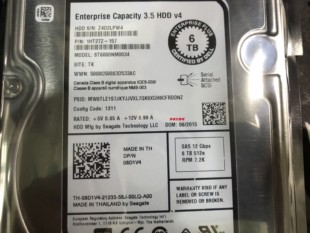 SAS 1HT27Z 157 DELL ST6000NM0034 6TB 8D1V4 SC康贝存储硬盘