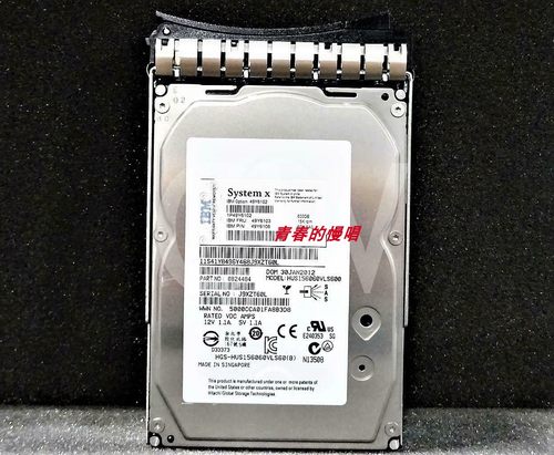 IBM 6Gb SAS FRU 49Y6103 600GB 15K 3.5寸 600G M4 M5服务器硬盘