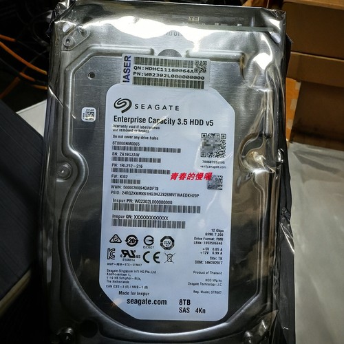 浪潮AS2150 AS2200 AS2600 G2 G5 4T 6T 8T SAS 4Kn 8TB 存储硬盘