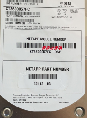 42112-01 42112-03 42112-04 ST3600057FC-DAP 600G 15K FC 硬盘