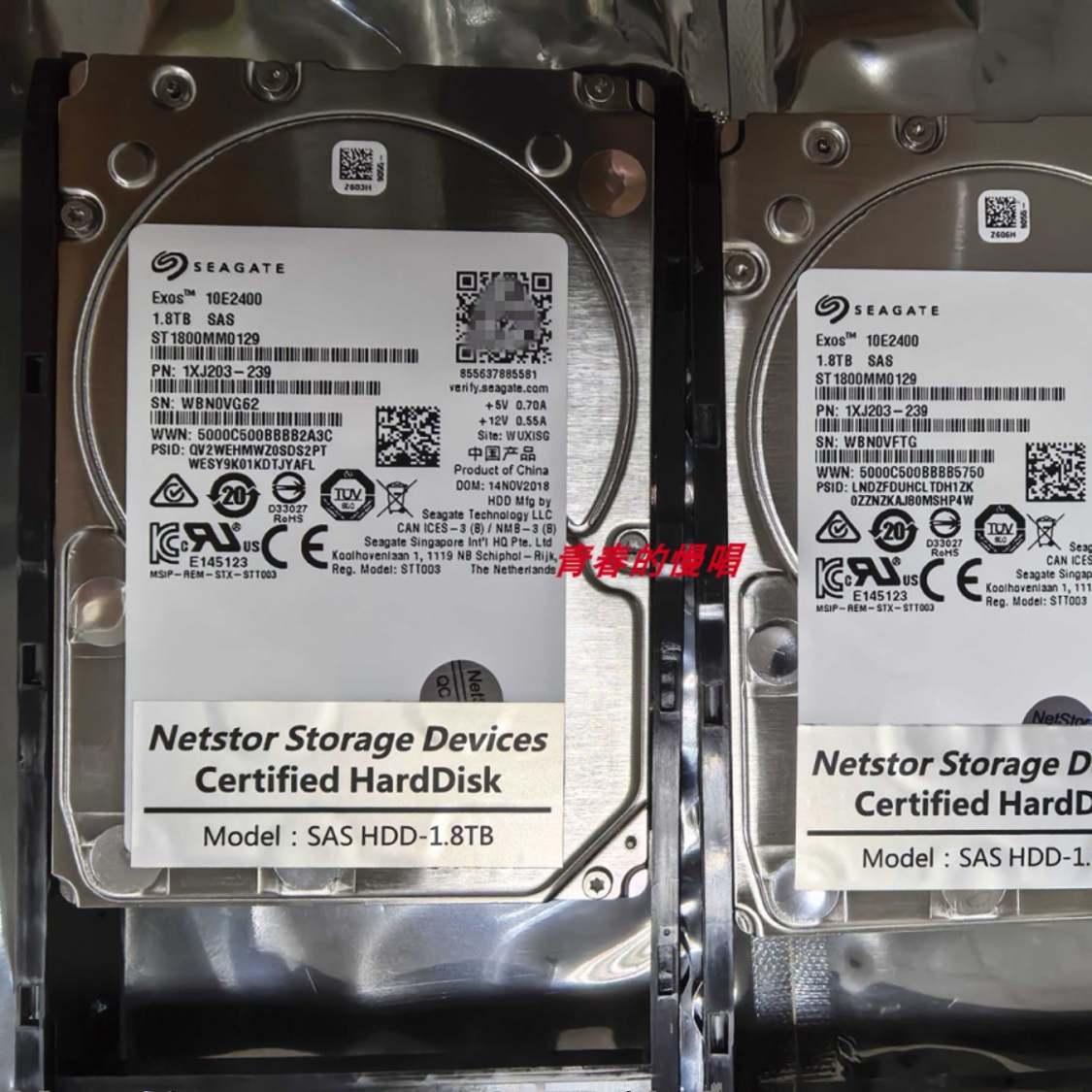 同友NetStor G2 1.8T 10K SAS ST1800MM0129 1XJ203-239存储硬盘