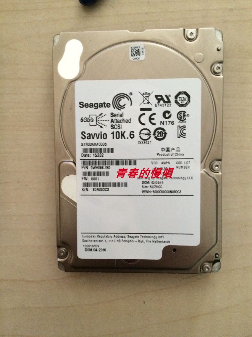 浪潮/希捷ST900MM0006 9WH066-076 900G 10K SAS 6Gb 2.5 硬盘