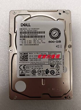 Dell/戴尔 600G 15K SAS 12G 2.5 AL14SXB60ENY 01W7HC 1W7HC硬盘