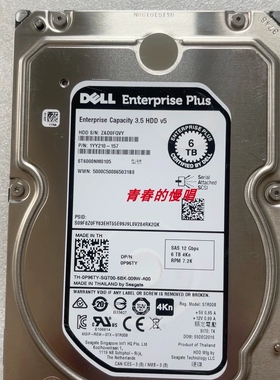 DELL EQL PS6210 0P96TY 6T SAS 12Gb 6TB 4Kn ST6000NM0105 硬盘