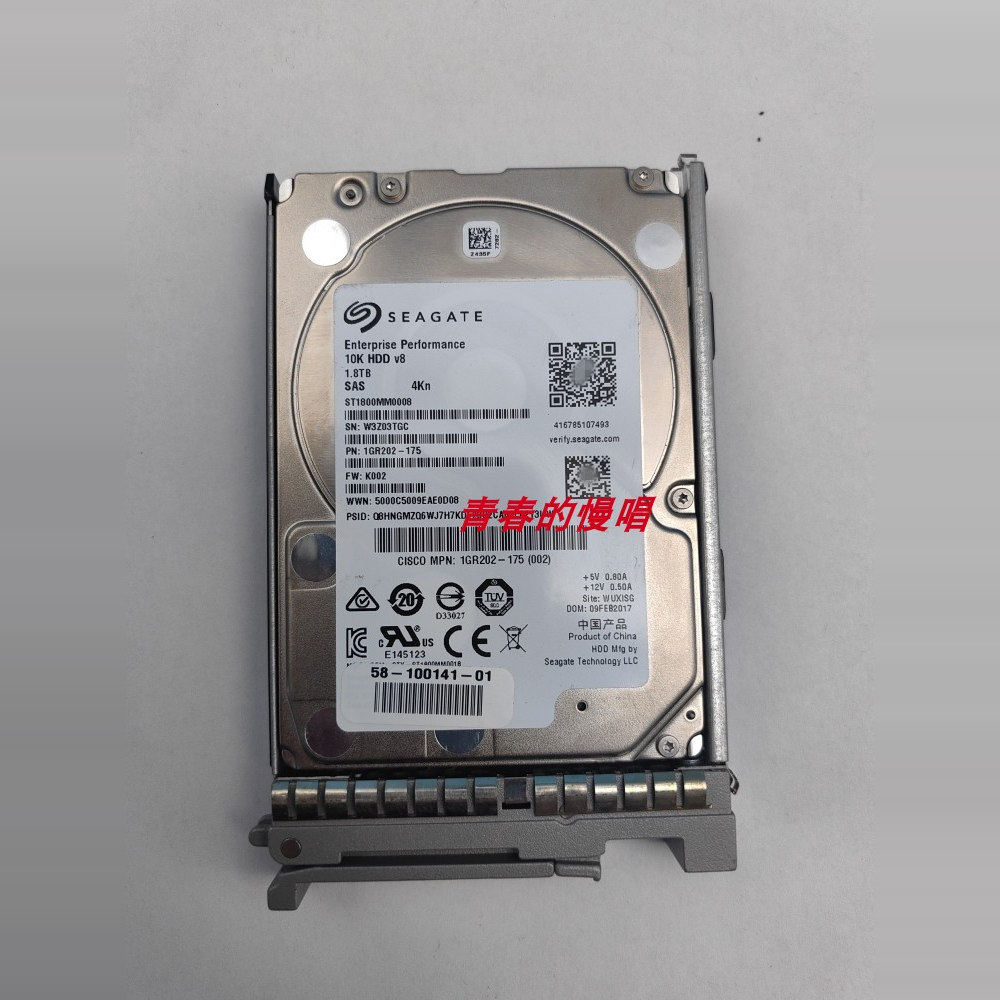 思科UCS-HD18TB10KS4K C220 C240 C480 M4  1.8T 10K SAS 12G硬盘
