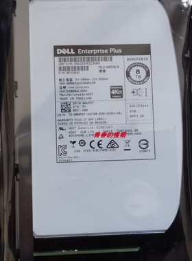 DELL 0RWM9T RWM9T 8T 8TB SAS SCV2080 SC5020 康贝 存储硬盘