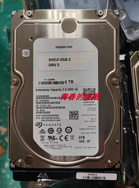 NetApp 111-03999 ST6000NM0095 1YZ210-041 6T 6TB SAS 3.5 硬盘