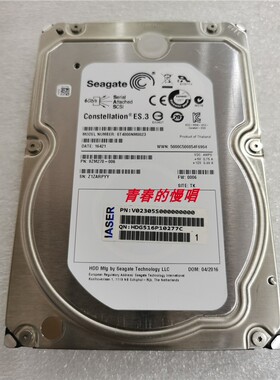 浪潮AS5500 SA5212 M4 AS520E 4T 4TB SAS ST4000NM0023 存储硬盘