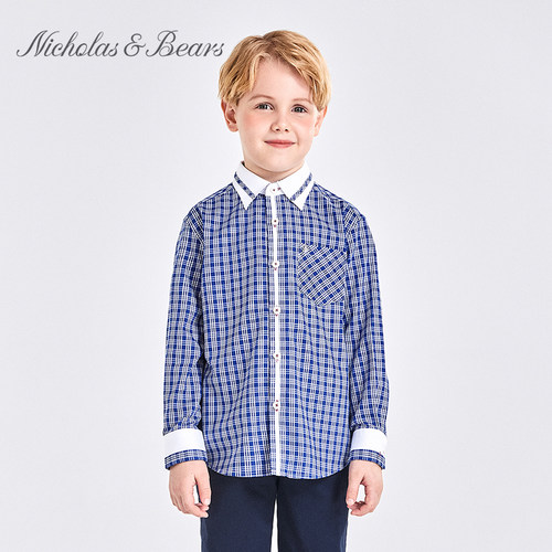 nicholasbears/力高芘熊长袖衬衫