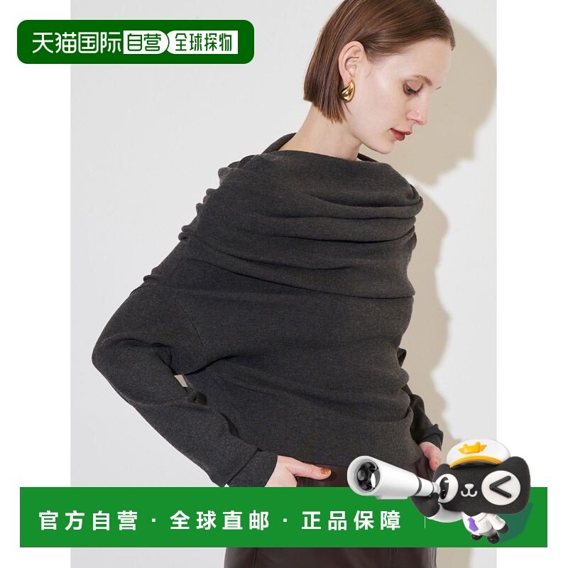 1h可退 日本直邮ELENDEEK 女士 不对称垂坠针织衫 可单肩穿搭 优,女装/女士精品,毛衣,淘宝优惠券,粉丝福利购,淘宝优惠卷