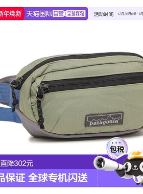 日本直邮Patagonia 腰包 Terra Via 迷你腰包 1L 绿色 男士 女士