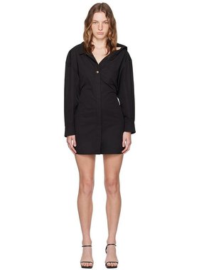 JACQUEMUS|黑色 La Casa 'La mini robe schise' 迷你连衣裙