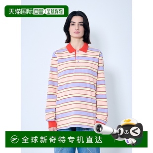 Anderson 香港直邮潮奢 衫 1h可退 polo 女士 J.W. 对比饰边条纹