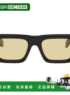 1h可退 香港直邮潮奢 off-white 男士 黑色 Oregon 太阳镜 OERI14
