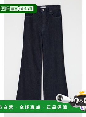 1h可退 日本直邮MOUSSY 女装 高腰长腿微喇牛仔裤 010IAA123071