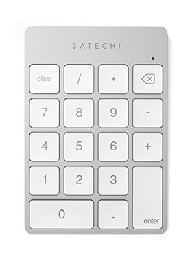 Satechi Slim无线蓝牙数字键盘 18键蓝牙兼容MacOS iOS PC
