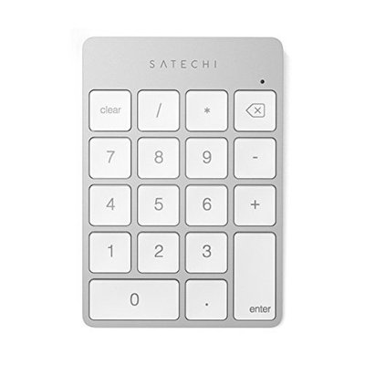 Satechi Slim无线蓝牙数字键盘 18键蓝牙兼容MacOS iOS PC