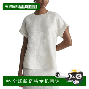 lafayette new 自营 148 yorkLafayette 148纽约翻边亚麻混纺衬衫