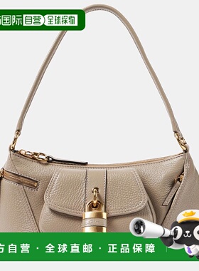 1h可退 香港直邮Chloe 蔻依 女士 The 99 皮革肩包 grey灰色 舒适
