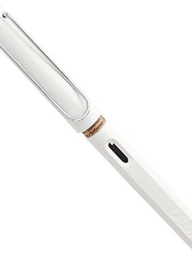 日本直邮Lamy凌美Safari系列钢笔中号金属笔头白色 L19WT-M