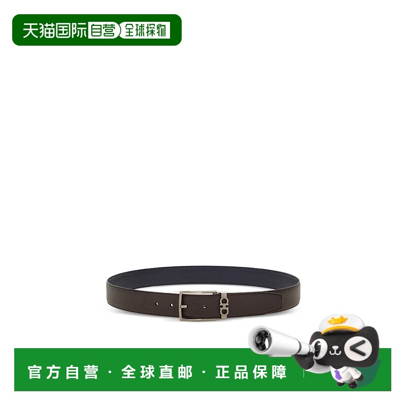 1h可退香港直邮salvatore ferragamo男士腰带菲拉格慕牛皮