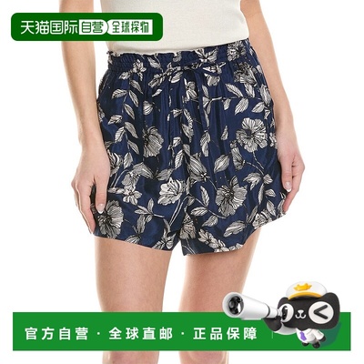 自营 Roller Rabbit Adelaide 花卉 Laina 短裤 - 蓝色 美国奥莱