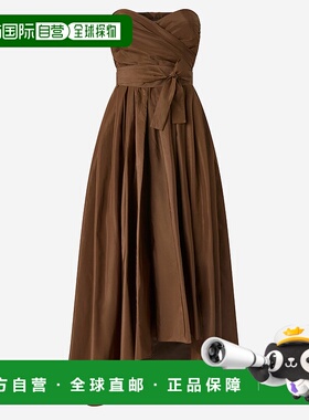 香港直邮PINKO 女士连衣裙 104937Y3LEL71 SS2025 棕色