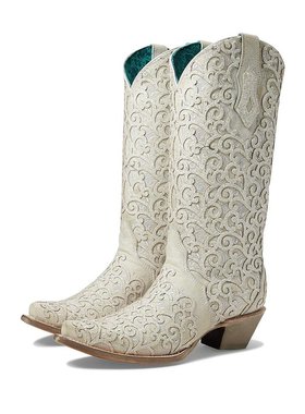 美国直邮Corral C4050 女靴 时尚真皮靴子 舒适优雅 修饰腿型