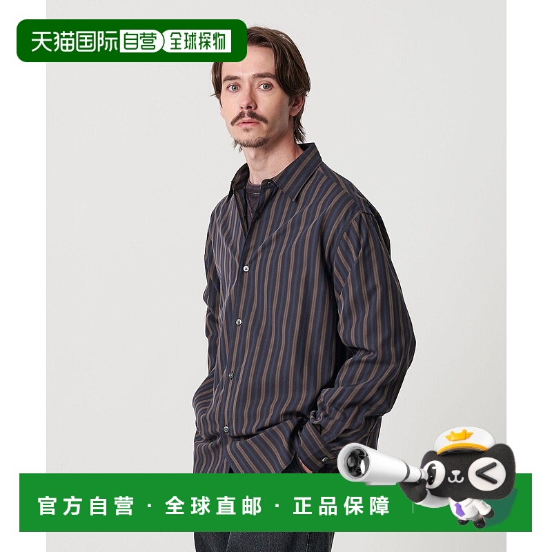 日本直邮BEAUTY&YOUTH UNITED ARROWS Neo Pitch 条纹常规衬衫 FO