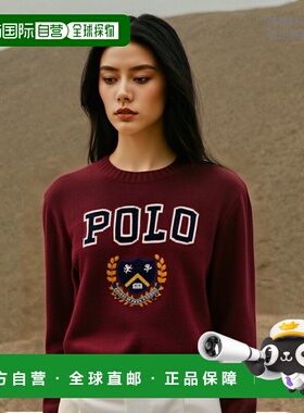 香港直邮Polo Ralph Lauren Polo 拉夫 劳伦 女士 圆领毛衣 21194