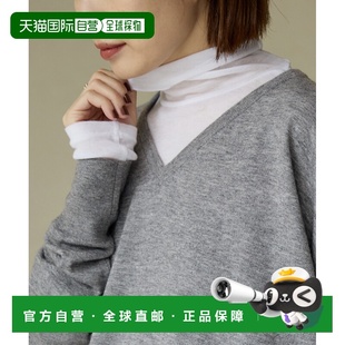 羊绒混纺 女装 亲肤长袖 T恤 250 1h可退 半高领设计 日本直邮IENA