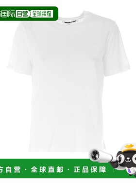 香港直邮MCQ 女士T恤 473705RMT749000 白色 Front logo white co