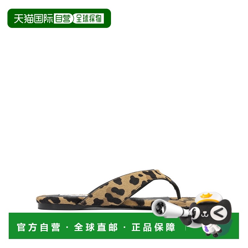 1h可退 香港直邮Alaia 女士 小马皮人字拖 AA3S131CK205