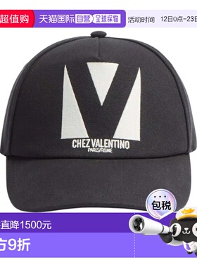 香港直邮VALENTINO 男士帽子 8Y2HDA41WGJ0NA SS2026 黑色 BASEBA