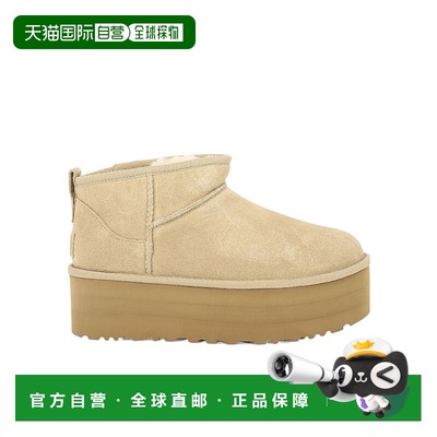 香港直邮UGG 圆头拼接短筒靴子 1135092SAN雪地靴
