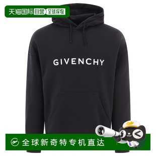 GIVENC 衛(wèi)衣 香港直郵GIVENCHY BMJ0HC3YAC001 黑色 男士 AW2024