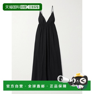 女士 连衣裙 Hanna 薄纱长款 S25P2255CZBLK 棉 香港直邮Staud