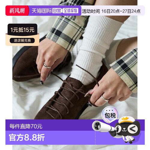 1h可退 日本直邮官方授权 FREAK'S STORE 仿皮SW一片式皮鞋休闲鞋