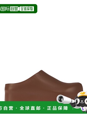 香港直邮MARNI 女士凉鞋 SS2025 棕色拖鞋 SBMS009704P362800M81