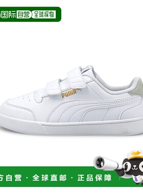 香港直邮彪马PUMA彪马 Shuffle V Ps 休闲低帮儿童板鞋白色中小童