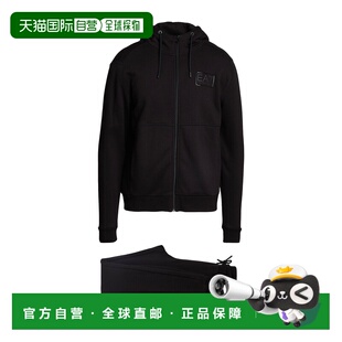 1h可退 香港直邮潮奢 Ea7 男士 Tracksuits 运动装 black黑色 舒