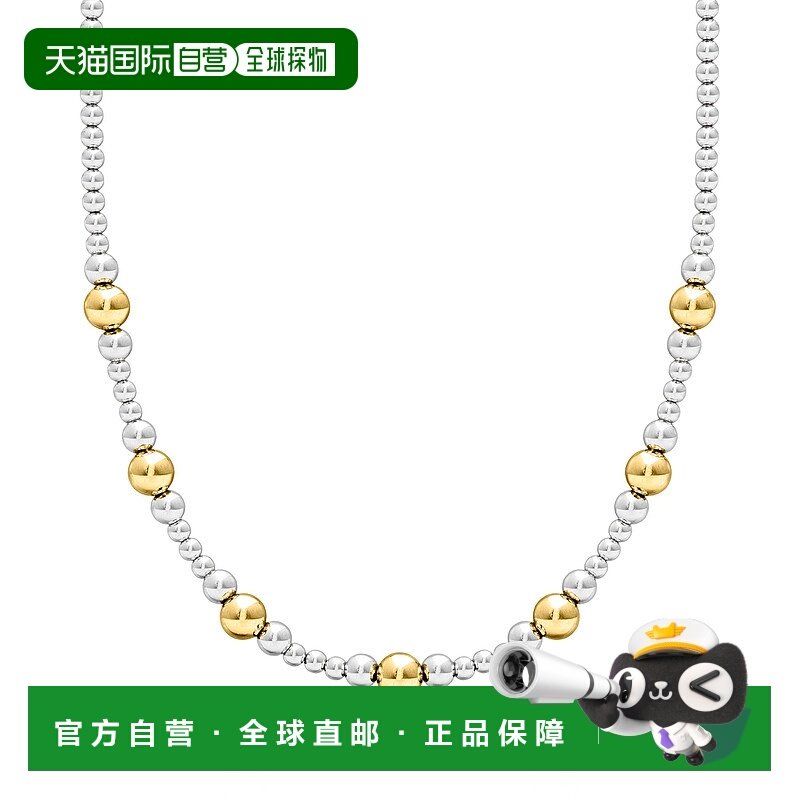 自营Ross-Simons 意大利纯银和 18kt 金镀银渐变珠项链 - 20 英寸