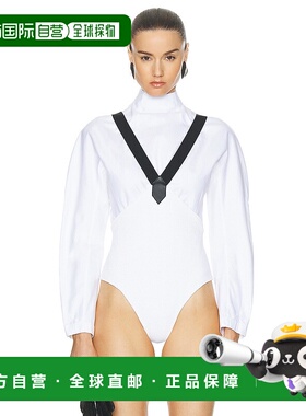 1h可退 香港直邮Alaia 女士 悬带裤裙式连体衣 AA9L00085M860