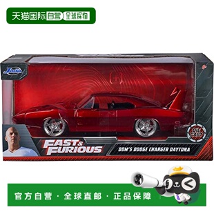 【日本直邮】JADA TOYS 模型车1/24 速度与激情 挑战道奇之红色跑